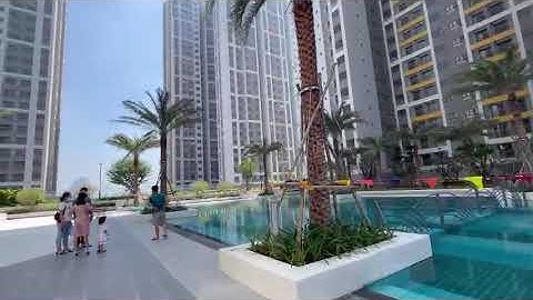 Q7 Saigon Riverside | 1 trong 2 hồ bơi "Siêu Bự" | Clip thực tế bàn giao tiện ích.