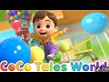 Learn Colors with Slide &amp; Balloons! 🎈 Red &amp; Blue Song | Nursery Rhymes for Babies