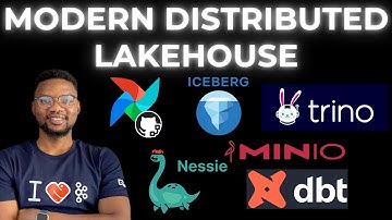 End to End Modern Distributed Data Lakehouse using Apache Iceberg, Trino, Airflow, DBT and Minio