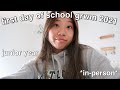 FIRST DAY OF HIGH SCHOOL GRWM 2021 *junior year*