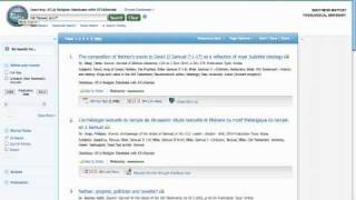 Searching for Journal Articles by Scripture Citation