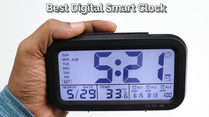 HeQiao Digital Clock with Calendar & Temperature, Brazil