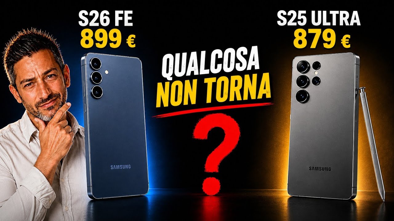 Copertina del video Samsung Galaxy S26 FE: il problema non è lo smartphone, è il prezzo