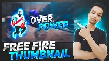 How to Make FREE FIRE THUMBNAIL in Pixellab and PS TOUCH⚡|| Free Fire Trending Thumbnail Tutorial 🔥