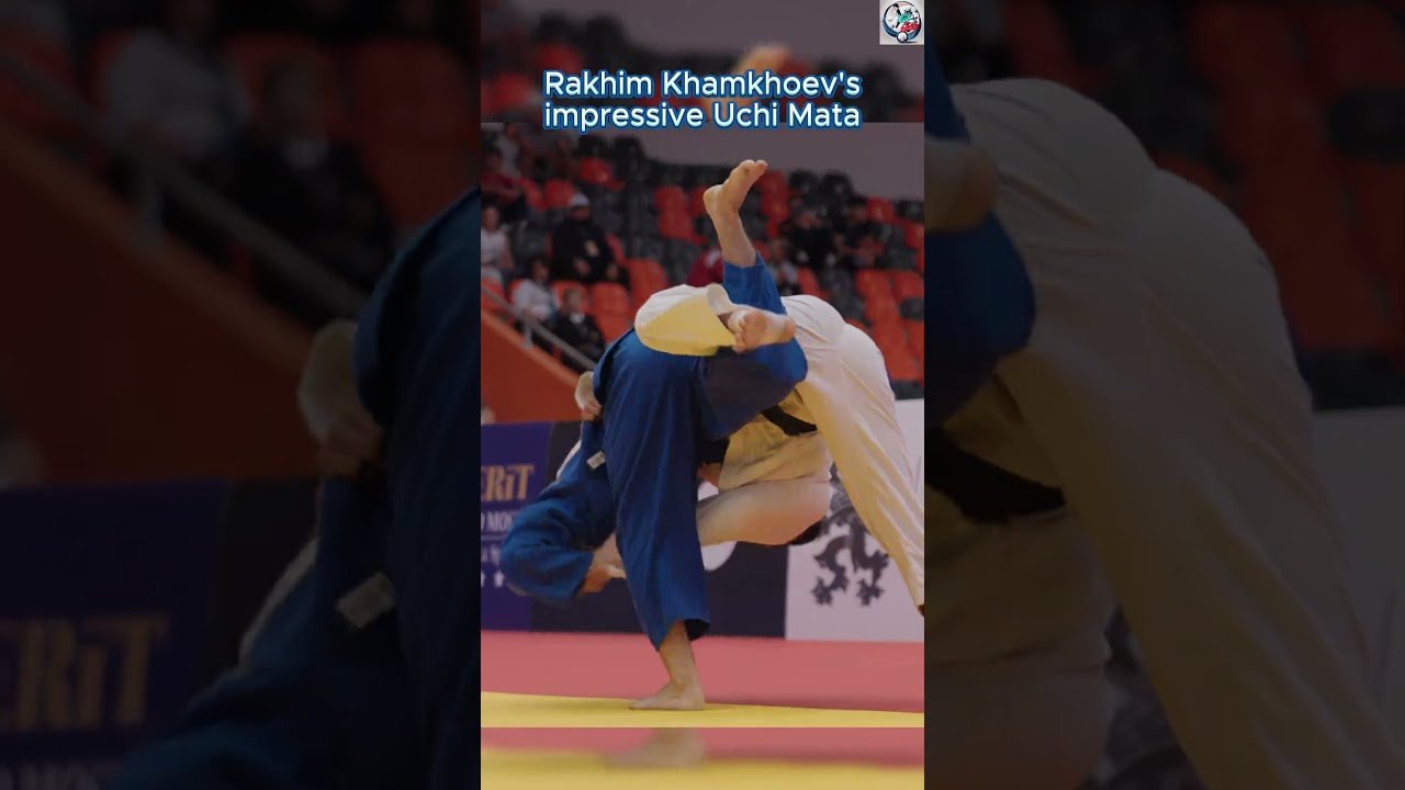 Rakhim Khamkhoev's Impressive Uchi Mata: A Showcase of Judo Excellence! 🎥😲 