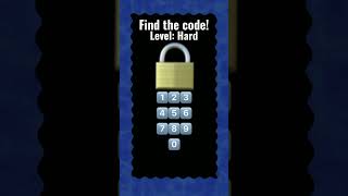 Find the code #viral #shortspage #foryou #fypシ #algorithm #code #popular #famous #game #lock #hiiii
