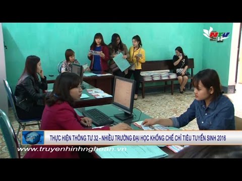 Video Thực hiện thông tư 32 - Nhiều trường đại học khống chế... - YouTube