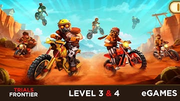 Trials Frontier Gameplay Walkthrough level 3 & 4 | Trials Frontier android GamePlay  | egames