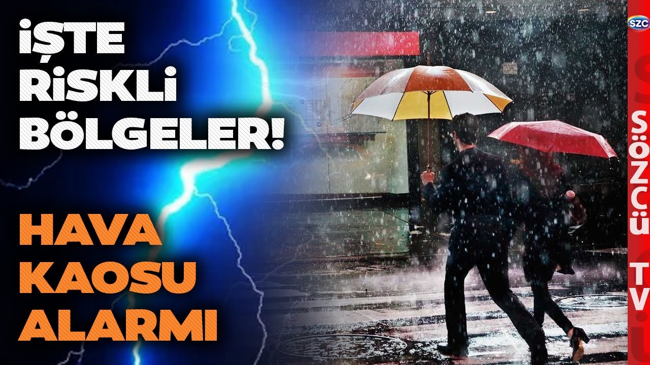 Saat 16'dan Sonra İstanbul'da Hava Kaosu Bekleniyor! Meteoroloji Uzmanı Riskli Bölgeleri Açıkladı