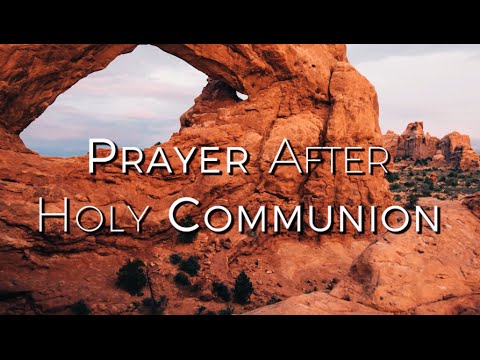 Prayer Before And After Communion