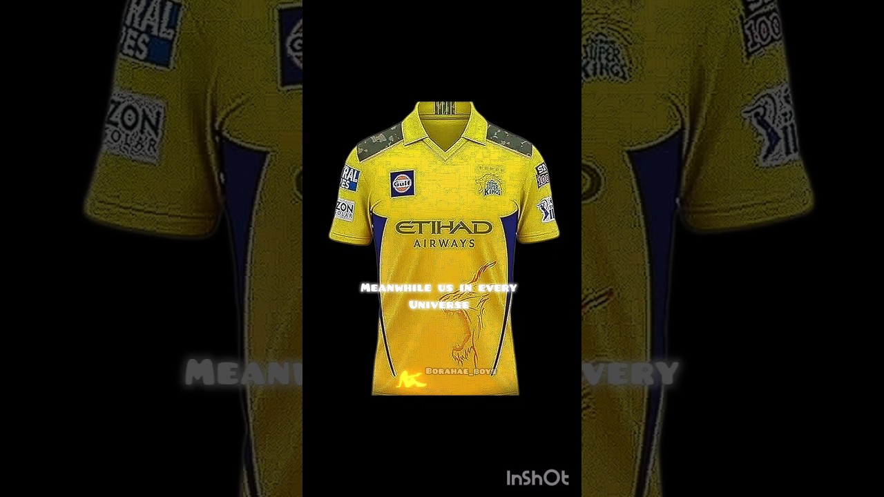 US in every universe 🤧✋💛 #csk #yellove #msd #ytshorts #cricket #shorts