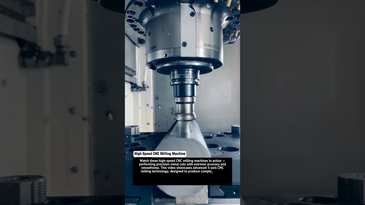 High-Speed CNC Milling Machine | Precision Metal Cutting with 5-Axis Machining Technology