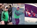 عركة المشجع مهدي الكرخي و احمد كنكن علمود رئيس الرابطه يتعركون بالشارع