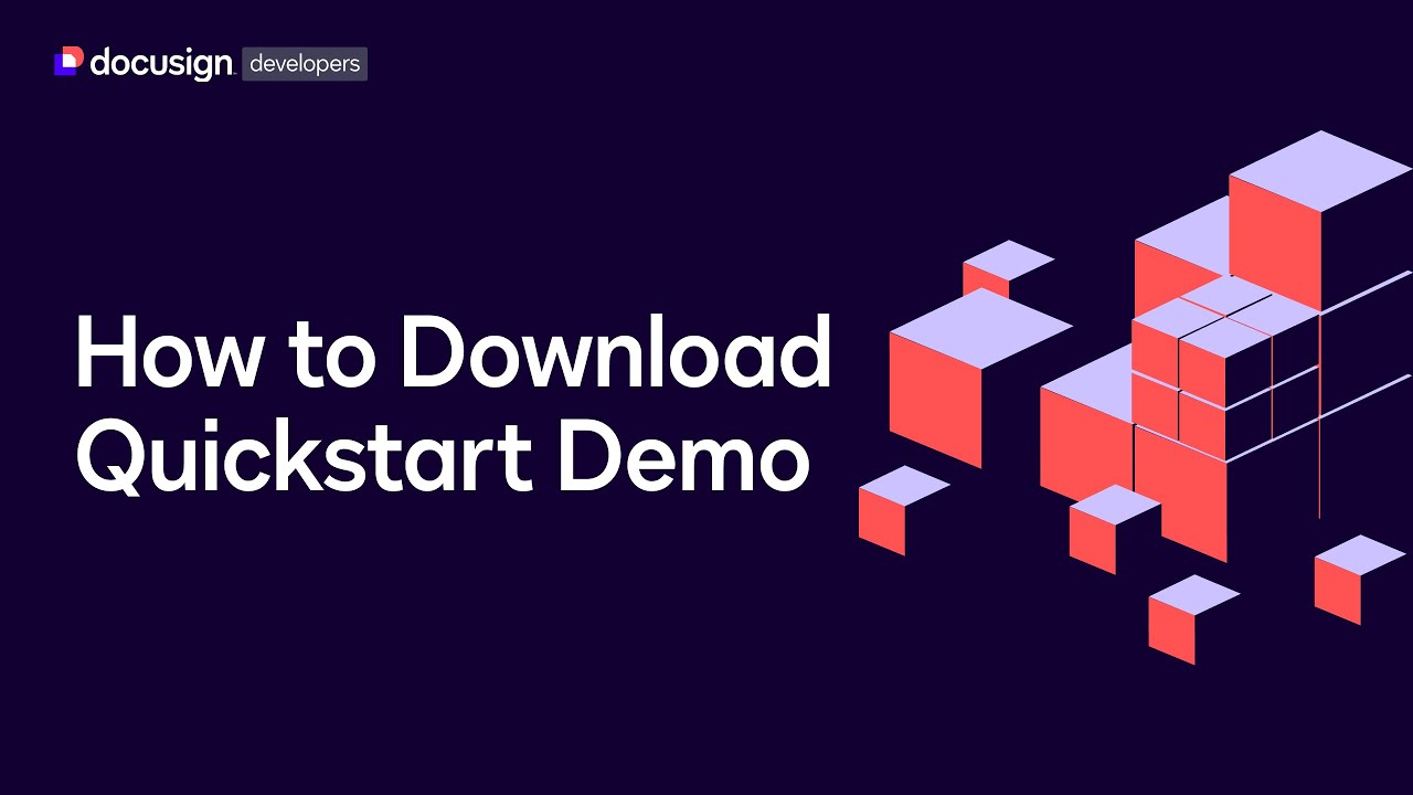How to Download Quickstart Demo | Developer Education - YouTube