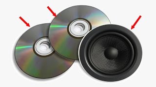 how to make speaker from CD- comment fabriqué un haut-parleur a partir d'un CD