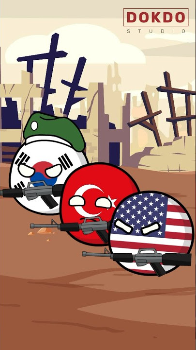 S. Korea and Turkey alliance relationship #countryballs #shots