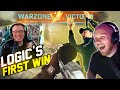 WE HELPED LOGIC GET HIS FIRST WARZONE WIN! Ft. Cloakzy & Tommey