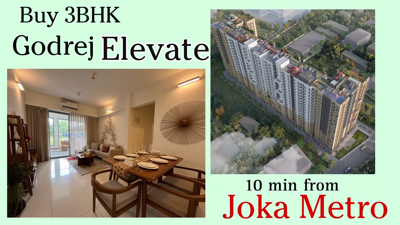 জোকা মেট্রো থেকে 10 মিনিটে এই 3BHK | Buy 3BHK at Godrej Elevate project | Deep Properties 