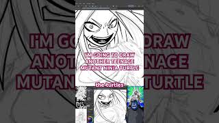After Homelander I’ll draw the third Teenage Mutant Ninja Turtle, I’ll be drawing Michelangelo