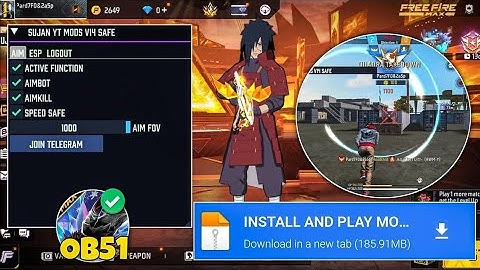 🔴Ob51 Antiban ff Hack Mod Menu Download 🤩 Hack Free Fire | Ffh4x | Free Fire Headshot Hack | ff🔥