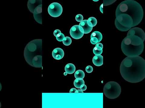 Bubbles Sound Meditation Sleep Nature Sounds Relaxing Sounds Animated Bubbles Cyan Color