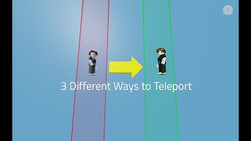 3 Different Ways to Teleport | ROBLOX STUDIO