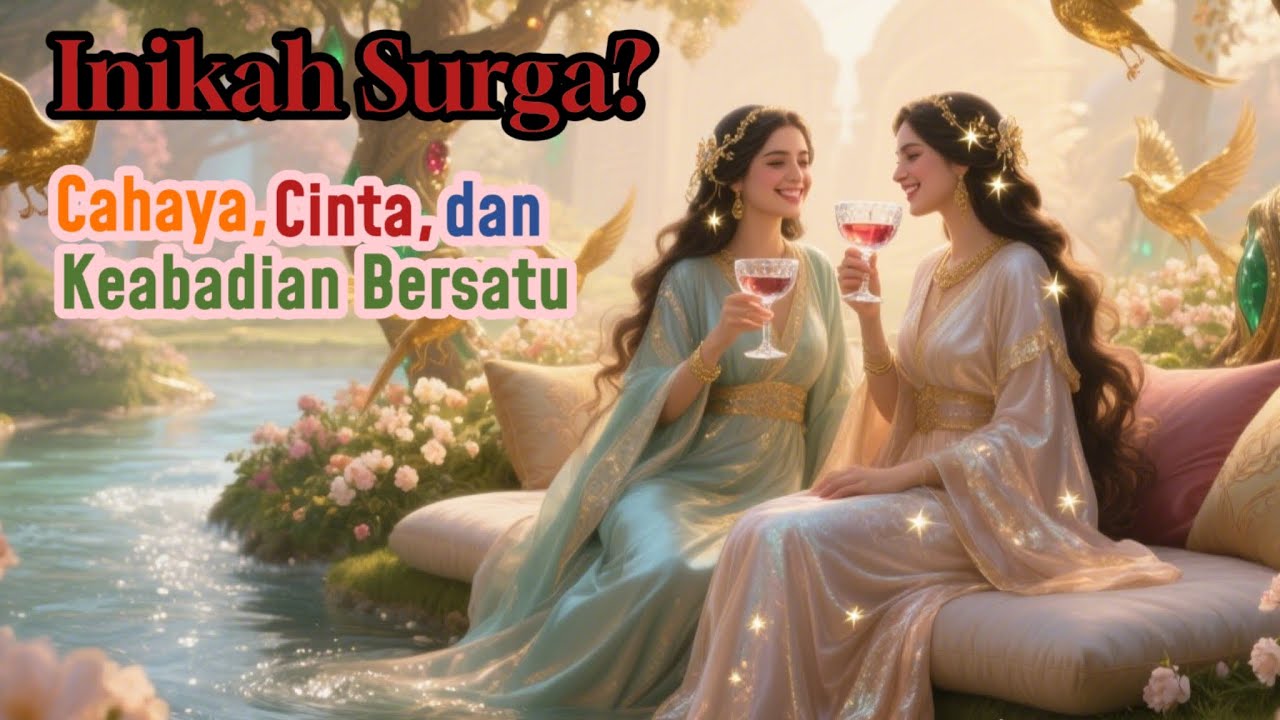Ketika Lelaki Shalih Masuk Surga… Dua Bidadari Menyambutnya dengan Penuh Cinta