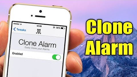Clone Alarm - iOS 8 Jailbreak Cydia Tweak