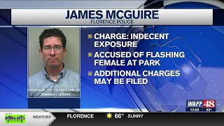 Florence Police: Man facing indecent exposure charge after exposing himself to female at park