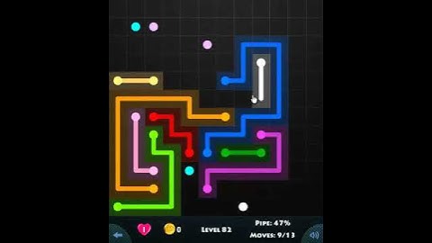 flow game facebook - 12 x 12 mania level 82 Connect the dots
