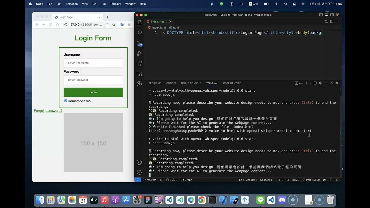 create-a-website-by-voice-command-using-ai-source-code-in-description