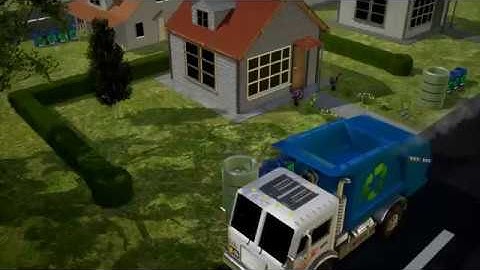 Garbage Truck Animation
