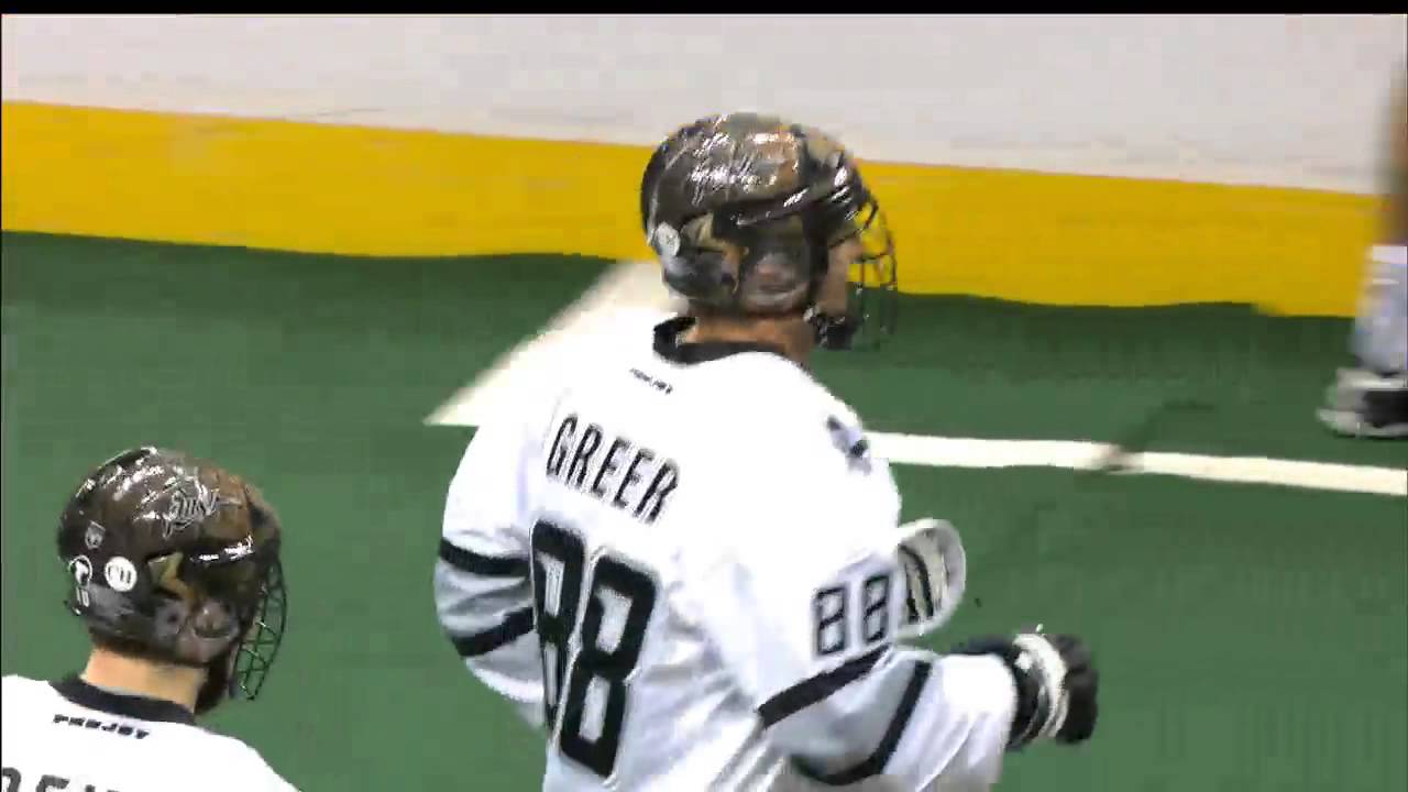 NLL: Zack Greer snags grounder and throws changeup for the Edmonton Rush goal