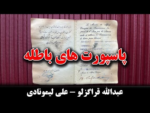 کوچ ایرانیان 336 پاسپورت های باطله عبدالله قراگزلو علی لیمونادی