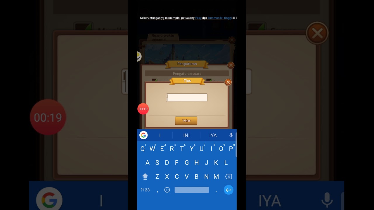 EVENT CODE(TUKAR GP) | IDLE LEGEND RAGNAROK SAGA