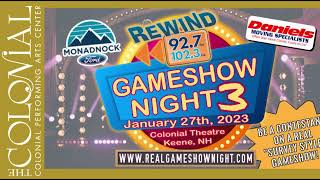 Gameshow Night 3 at The Colonial Theatre in Keene, NH January 27th, 2023