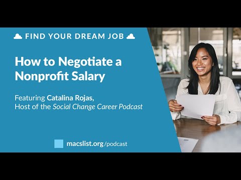 How to Negotiate a Nonprofit Salary, with Catalina Rojas - YouTube