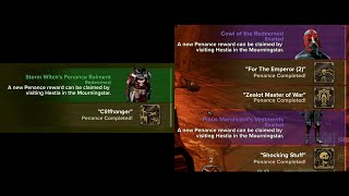 Warhammer 40K Darktide Penance/Trophy - "Cliffhanger" and "Shocking Stuff" (2025)