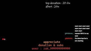 🔴 LIVE:DONATION ROBUX TO VIEWERS PLS DONATE 🔴 whell every 3 min !! #freerobux#robux#plsdonate