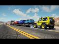 Flatbed Truck McQueen Transporting Cars – Potholes vs Cars LONG VERSION | BeamNG.drive 4K #business