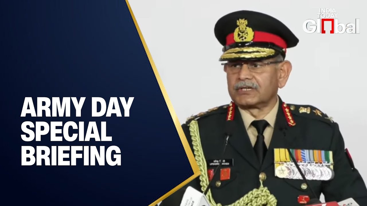 Indian Army Chief LIVE: Gen Upendra Dwivedi on Operation Sindoor, Weapons and Security Strategy