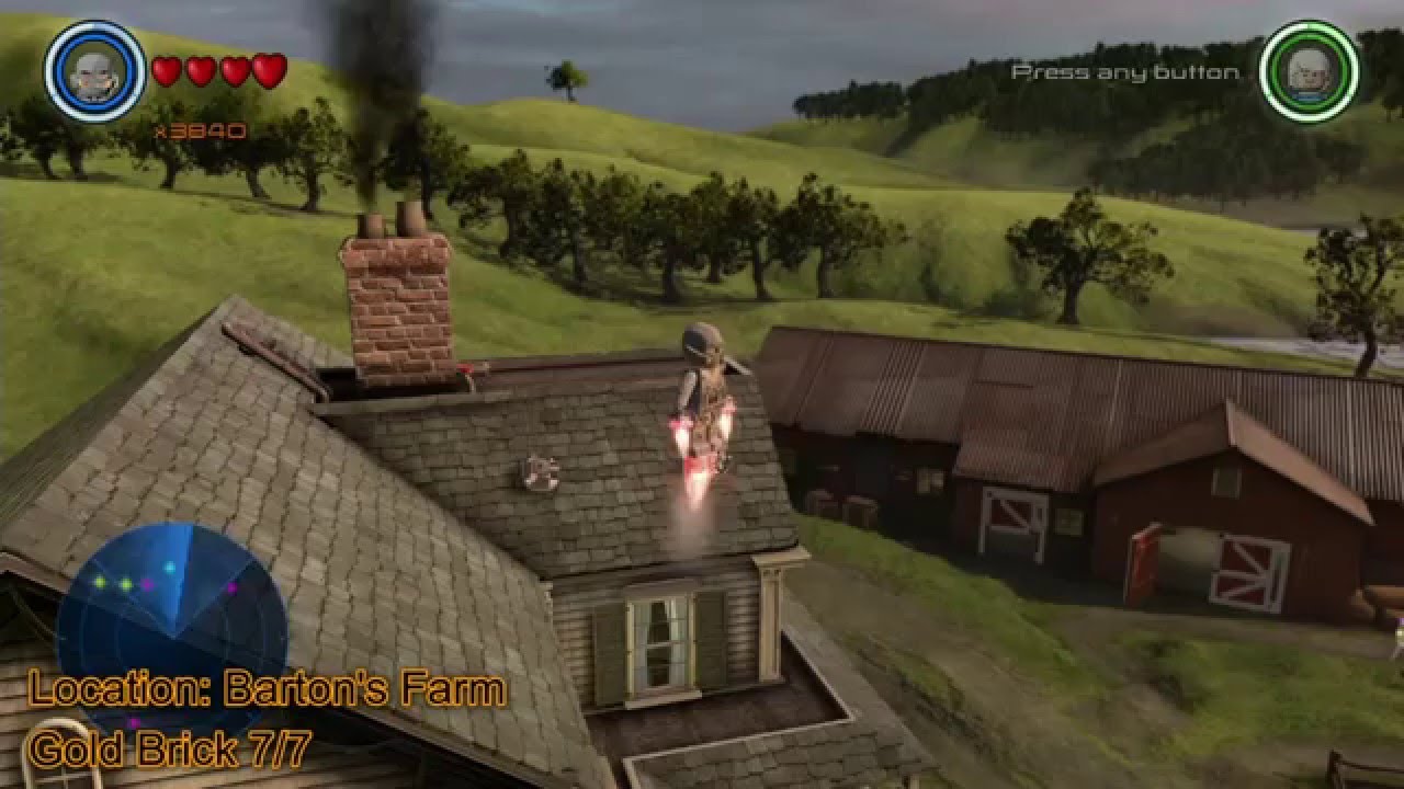 Lego Marvel's Avengers - All Gold Bricks Locations Guide (Barton's Farm