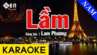 Karaoke Lầm Tone Nam Nhạc Sống - Beat Chuẩn