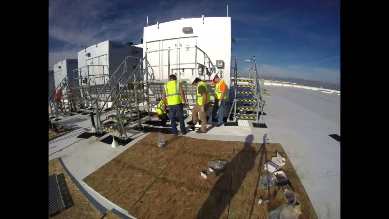 MIRO Installation of SureFoot Service Equipment Access Platforms.