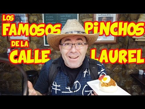Los FAMOSOS PINCHOS de la CALLE LAUREL de LOGROÑO en La Rioja