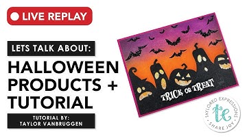 New Halloween Products | Halloween Scenes 6x6 Split Background Stamp Tutorial