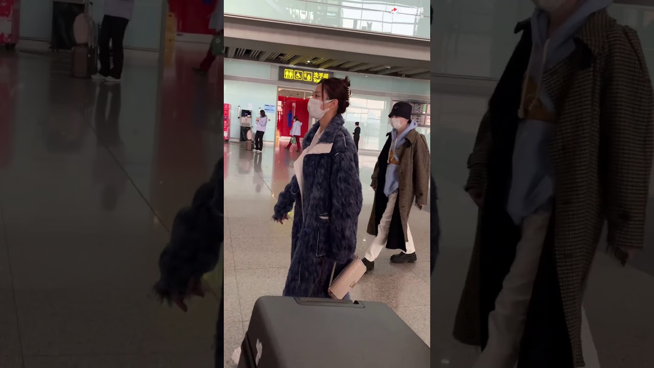 210306 Fei Fancam @ Airport by 金丝monkeyR