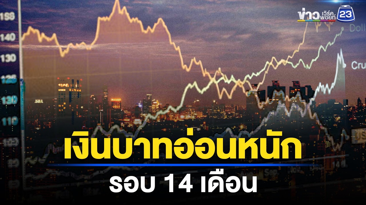 ⁣เงินบาทอ่อนหนักรอบ 14 เดือน ดอลลาร์แข็ง-น้ำมันพุ่ง | ข่าวเช้าออนไลน์ | 21 ก.ค.69
