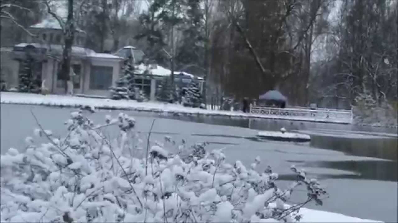 Park Zdrojowy w Nałęczowie w zimowej aurze - 27 grudnia 2014 r. (Marek & Wacek - Berceuse)