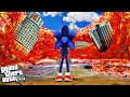 SONIC vs LAVA TSUNAMI in GTA 5